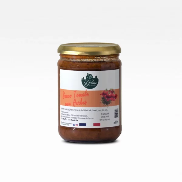 Sauce tomate aux herbes La ferme du Pré Grandin